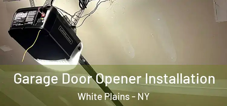  Garage Door Opener Installation White Plains - NY